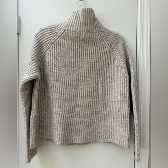 Drykorn Beige Funnel Neck Sweater, Size S - Picture 2 of 6